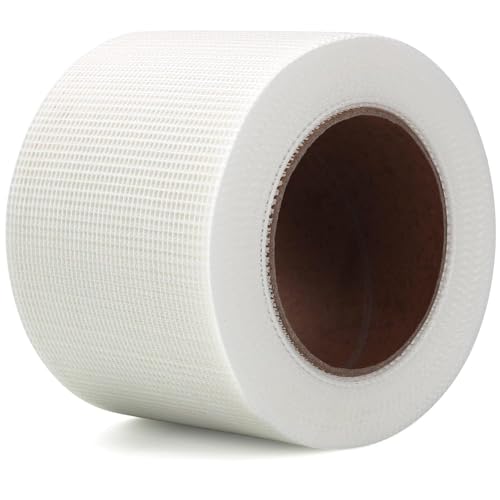 LLPT Drywall Repair Fiberglass Tape 4” x 100 Feet Industrial Grade Extra Strength Fiber Mesh Heavy Duty Self Adhesive
