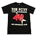 pingpong TOM Petty Men's T- Shirt Black 40th Anniversary Tour