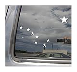 Big Dipper Star Constellation - Alaska State - Cars Trucks Moped Helmet Hard Hat Auto Automotive Craft Laptop Vinyl Decal Store Window Wall Sticker 10008