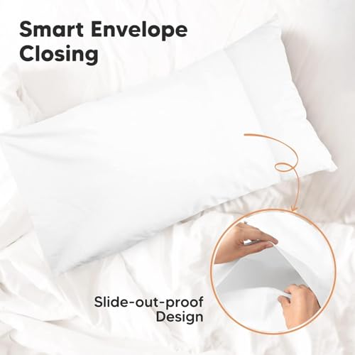 Image of Travel Pillow Case 12x18 Size Pack of 2 Pieces 100% Egyptian Cotton Zipper Closure 500 Thread Count Toddler Pillowcase Sage Green