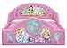 Delta Children Princess Sleep and Play Toddler Bed with Attached Guardrails | Features Colorful Graphics of Cinderella, Belle, Ariel and Rapunzel