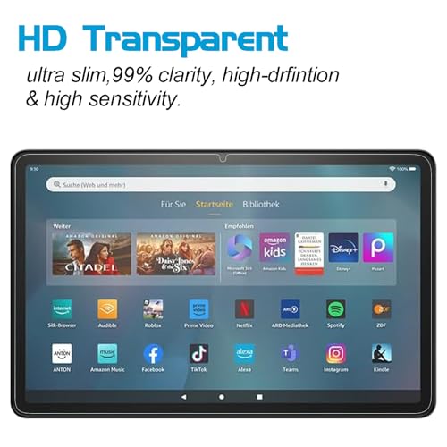 Protector de Pantalla 2-Pack para Amazon Fire Max 11 Inch 2023 miniatura 4