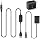 Raeisusp 5V USB Cable + DR-110 Coupler NB-13L NB13L Dummy Battery for Canon G7X Mark II G1X G7X MII G5X G9X SX720