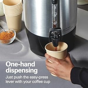 Hamilton Beach 45 Cup Fast Brew Coffee Urn and Hot Beverage Dispenser, 40521 Hamilton Beach 45 Cup Fast Brew Coffee Urn and Hot Beverage Dispenser 40521