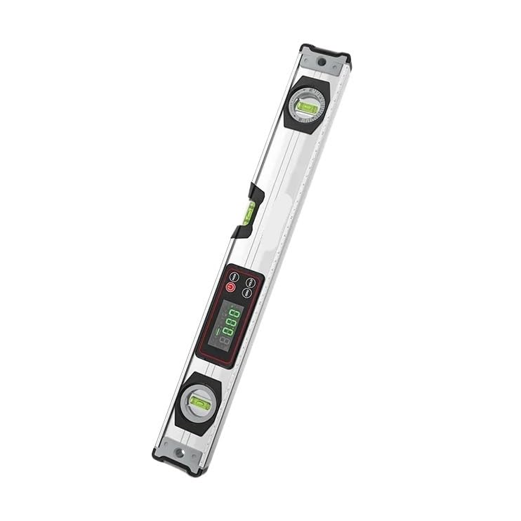 Magnetic Digital Level 20-50 cm high Precision 0-90° Bubble inclinometer Slope Measuring Ruler(S-50cm)