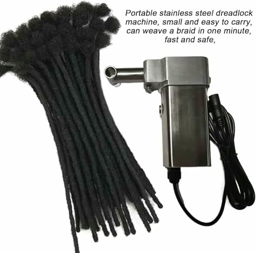 Máquina dreadlock portátil para extensiones de cabello en casa 7