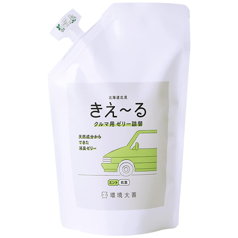 環境大善 きえ～るD クルマ用 ゼリータイプ ミントの香り 詰替 480g