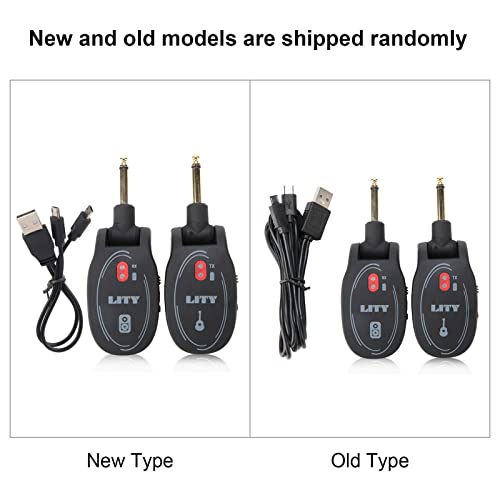 Receptor Transmissor Recarregável Do Sistema Universal Sem Fio Da Guitarra Elétrica Para Guitarra, B