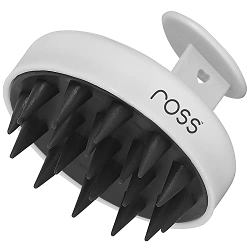 Ross Round Hair Scalp Massager Shampoo Hair Brush, Super Soft Bristles, Exfoliating, Anti-Dandruff (White) For Rs. 99 @ 50 %