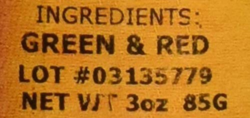 Dried Red And Green Bell Peppers Mix By It's Delish, 3 Oz. Medium Jar #TOP4