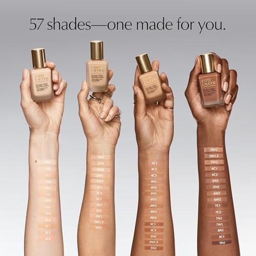 Estée Lauder Double Wear Stay-in-Place Foundation Makeup | 36-Hour Long-Wear Oil-Free Liquid Matte Foundation | Hydrating, Breathable, Buildable | New Formula, 1 Fl Oz, 3C1 Dusk