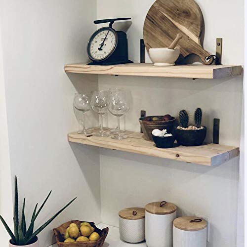 Shelf Brackets L Bracket 12 Inch 4Pcs Heavy Duty Black Shelf Bracket Iron Metal Wall Bracket For Diy Open Shelving Rustic Bracket #TOP4