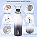 BOGI 20oz Insulated Stainless Steel Water Bottle with Straw and Handle - Leakproof, BPA Free for School, Fitness, Outdoor Sports - White