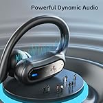 Wireless Earbuds, Bluetooth 5.4 Headphones, True Wireless Stereo Earphones with Noise Cancelling Mic, IPX7 Waterproof, Comfort Fit and Fast Charging Ear Buds (Black) - Image 2