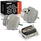 A-Premium 3PCS Engine Motor Mount and Transmission Mount Set [Automatic Transmission] Compatible with Audi A6 2006-2011, A6 Quattro 2005-2009, V6 3.2L, Replace# 4F0399151AM 4F0399151AN