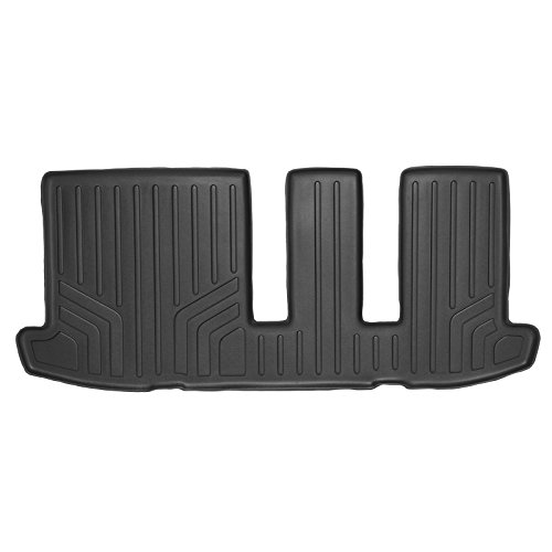 SMARTLINER Custom Fit Floor Mats 3rd Row Liner Black for 2013-2019 Nissan Pathfinder