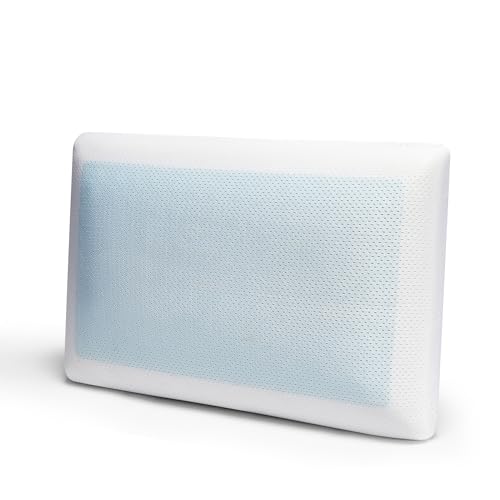 GC GAVENO CAVAILIA Cooling Memory Foam Pillow Pack of 1 | Gel Shredded Memory Foam Pillows For Stomach Side Sleeper Bed Pillow 60x40 Cm | Medium Firm Back Shoulder Support Neck Pillow For Sleeping