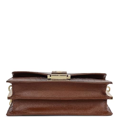 Image of Da Milano Leather Shoulder Bag for Women (00373OL)
