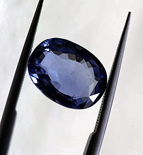 Saphir bleu véritable pierre de sagesse et d'éternité de 9,72 carats - 3