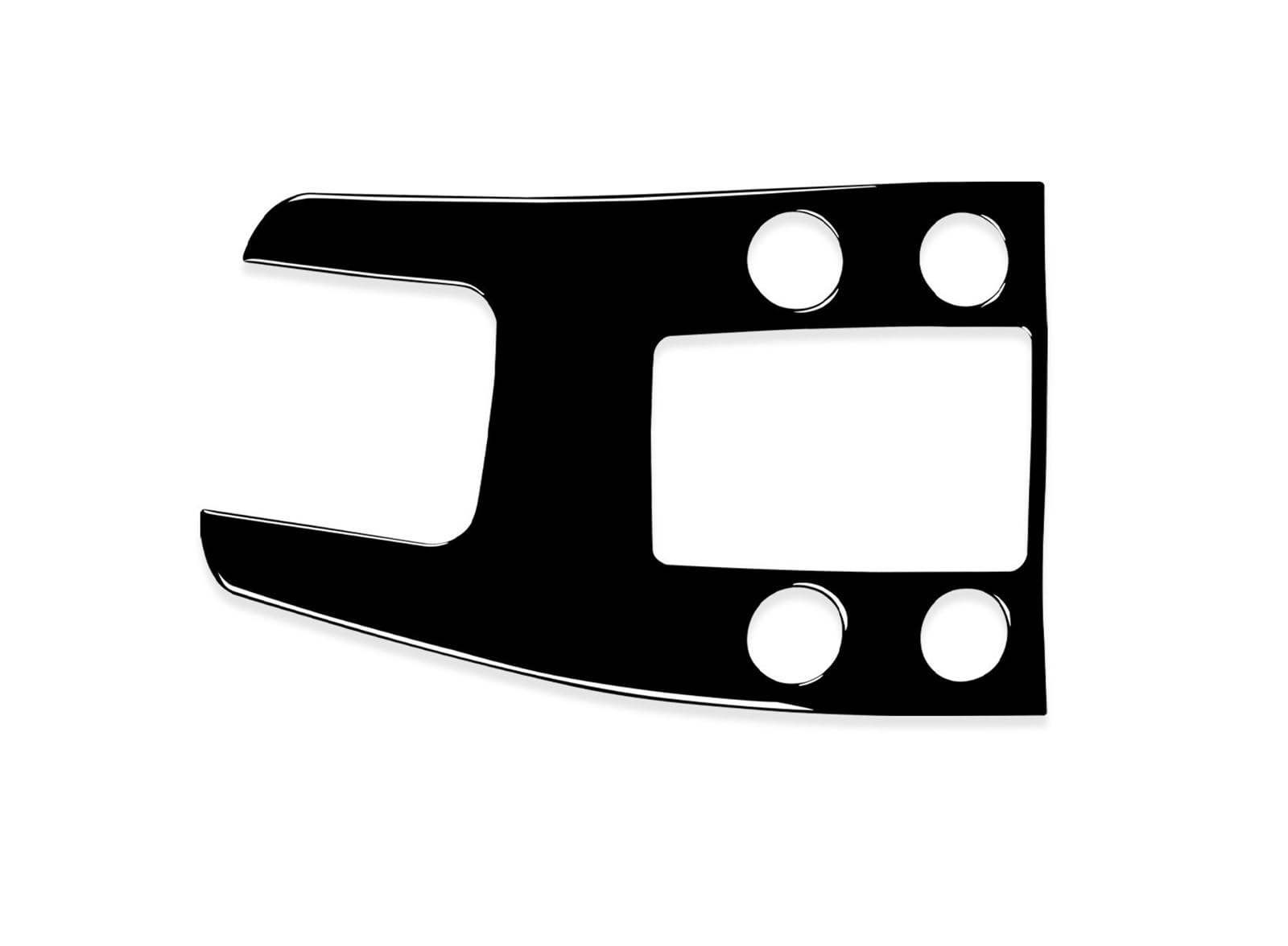 Car Interior Trim Covers for Volvo for V60 2010 2011 2012 2013 2014 2015 2016 2017 for S60 2010-2018 Plastic Car Interior Central Control Panel Trim Sticker LHD RHD(RHD)