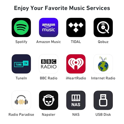 Image of Arylic S10+ AirPlay Audio Receiver, Multiroom Stereo with SPDIF Out, WiFi & Bluetooth Music Streamer, streams HD lossless music from Spotify, Amazon Music,Tidal etc