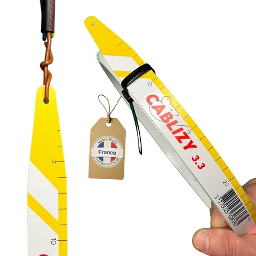 CABLIZY - Aiguille Electricien Easygrip 3m – Passe Cable Mural Électricien - Tire Fil Flexible, Ultra-Résistant pour Passages Compliqués, Combles Murs, et...