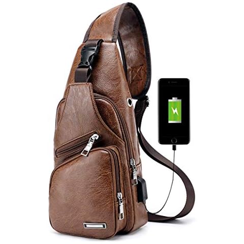 Sac de Poitrine Vohoney en Cuir Cover