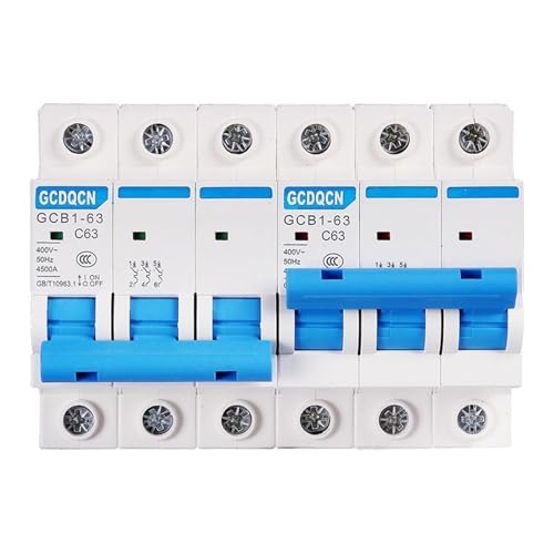 Commutateur de transfert manuel double puissance 32A 63A disjoncteur Rail Din 1P 2P 3P