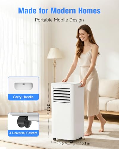 Image of Portable Air Conditioner,3-in-1 Cooling Unit with Dehumidifier 12000BTU
