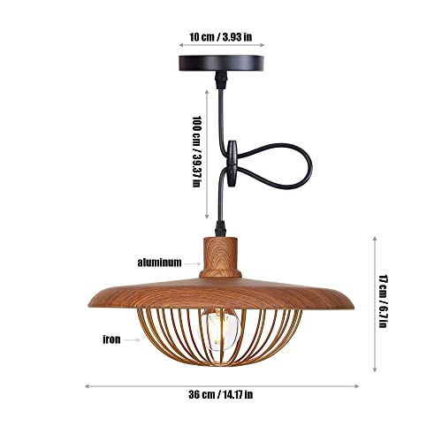 Suspension moderne industrielle en fer forgé robuste pour éclairage de bar sombre