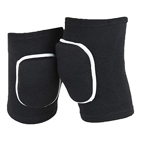 Amamcy Unisex Kids Sponge Knee Pads Knee Warmer Elastic Protective Padded Knee Support Breathable Flexible for Outdoor Sports Volleyball Skating Dance Cover