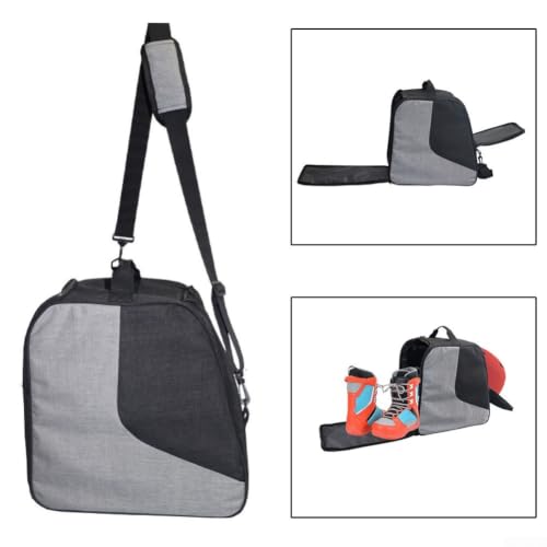Mochila para botas de esquí ajustable que evita golpes en tu equipo 7