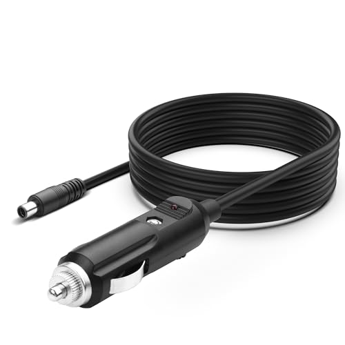 YAODHAOD Cargador de coche de 12 V/24 V 10 A (15 A máx.) a CC 8 mm, adaptador DC7909 para Jackery Explorer 5001000 E240 Bluetti EB3A EB70 almacenamiento de energía móvil coche DVR Bluetooth altavoz