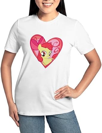 CafePress My Little Pony Apple Bloom Womens Classic T Shirt Womens Relaxed Fit Classic Cotton T-Shirt