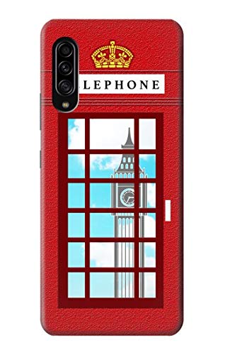 Coque Samsung A90 5G Motif Cabine Londres Protection Mince Anti-Rayure