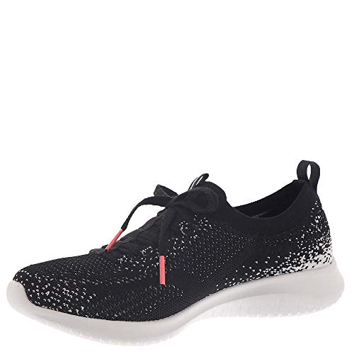 Skechers Skechers Women's Athleisure Sneaker, Black/White,7.5 M US