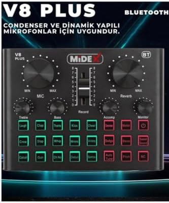 Lastvoice BM800 Live Head Set Efektli Ses Kartı Mikrofon Kulaklık Stand Kayıt Canlı Yayın Seti (PC ve Telefon) - Görsel 4