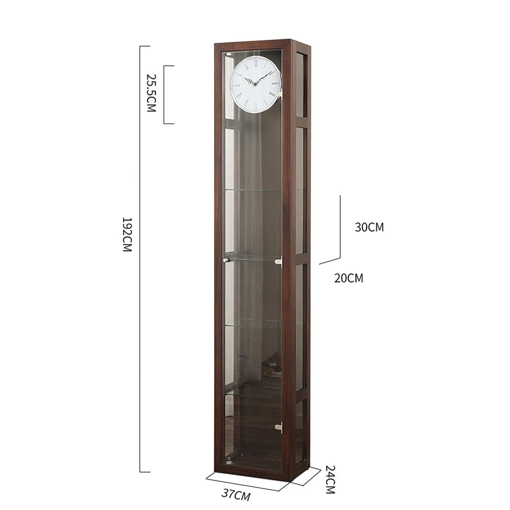 Reloj de pie Reloj de piso madera vintage retro ligeramente desgastado