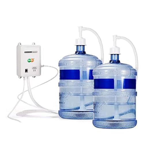 YUEWO Bottle Water Dispenser Pump System Water Dispensing System 6m 220V AC UK Plug with Double Inlets Compatible Use with Coffee/Tea Machines, Water Dispensers, Ice Makers, Refrigerators