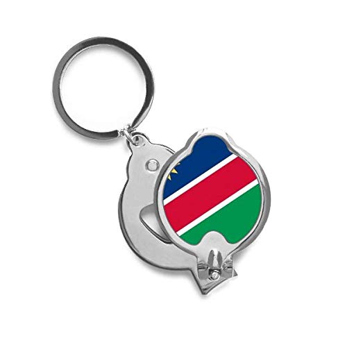 Coupe-ongles drapeau Namibie Afrique accessoire de manucure en acier