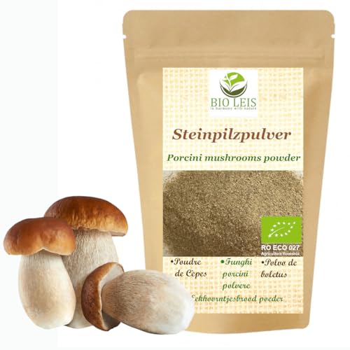 BIO Steinpilzpulver 100g I Steinpilze I Naturbelassen I Gemahlen I Steinpilze getrocknet I