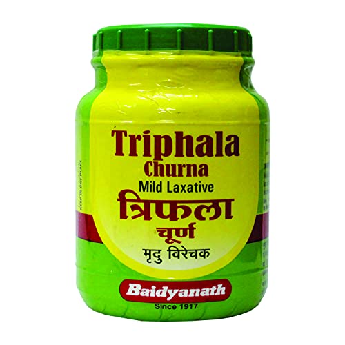 Baidyanath Asli Ayurved Mahabhringraj Tel - 200 Ml & Baidyanath Nagpur Triphala Churna, Vitamin C, Oil Iron & Zinc, Natural,Pack Of 500 G