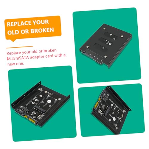 Caja externa transparente para mSATA y SSD Artibetter miniatura 3