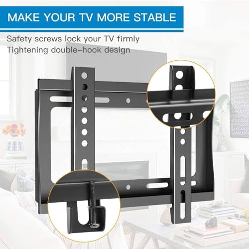 XPRIMEUK TV Wall Bracket, Fixed TV Bracket, Strong and Durable, Mount Bracket For 14-42 inches, TV Plasma, LCD, LED, 3d - Image 3