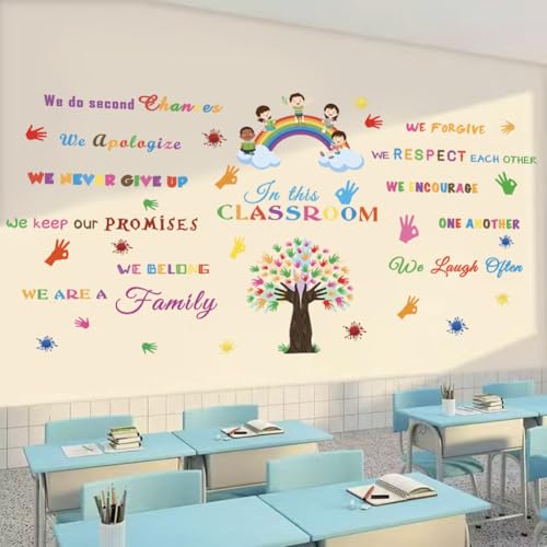 Vinilo decorativo de pared motivacional para aula infantil miniatura 6