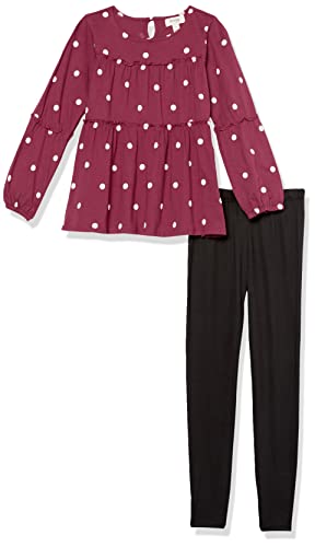 Image of Speechless girls Long Sleeve Tiered Top and Leggings Set