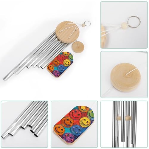 Carillon à vent de cadeau commémoratif extérieur pour deuil