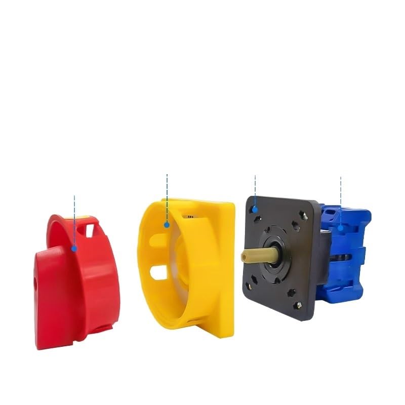 Load Break Isolator Switch with Panel 63A 4 Phases 2 Position on-Off Changeover Rotary Switch