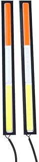 RELAND SUN 2PCS Daytime Running Lights Car LED Light Strip Waterproof COB Lights Truck Boat Bicycle Universal 17CM 12V Dri...