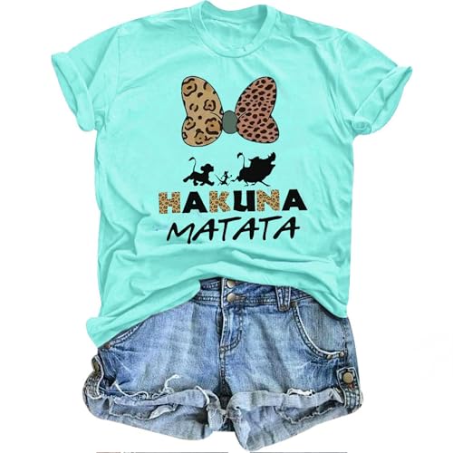 T&Twenties Shirt for Women Letter Printed Tee Tops Funny Inspirational Casual Graphic Tops Light Blue
